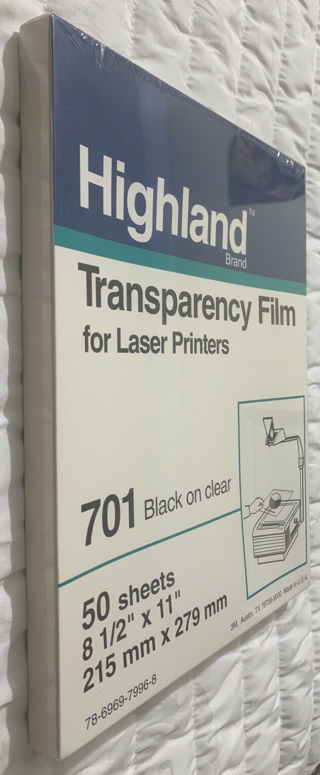 3M Highland 701 Laser Transparency Film