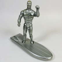 Marvel Silver Surfer w/Surfboard Superheroes 5" Action Figure 1990 1990 Vintage - $12.16