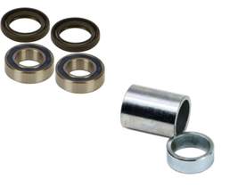 New AB Front Wheel Bearings &amp; Spacers Kit For The 1997-2000 Suzuki RM250... - $48.56
