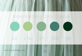 SAGE GREEN Long Maxi Tulle Skirt Full Length Sage Green Wedding Bridesmaid Skirt image 7