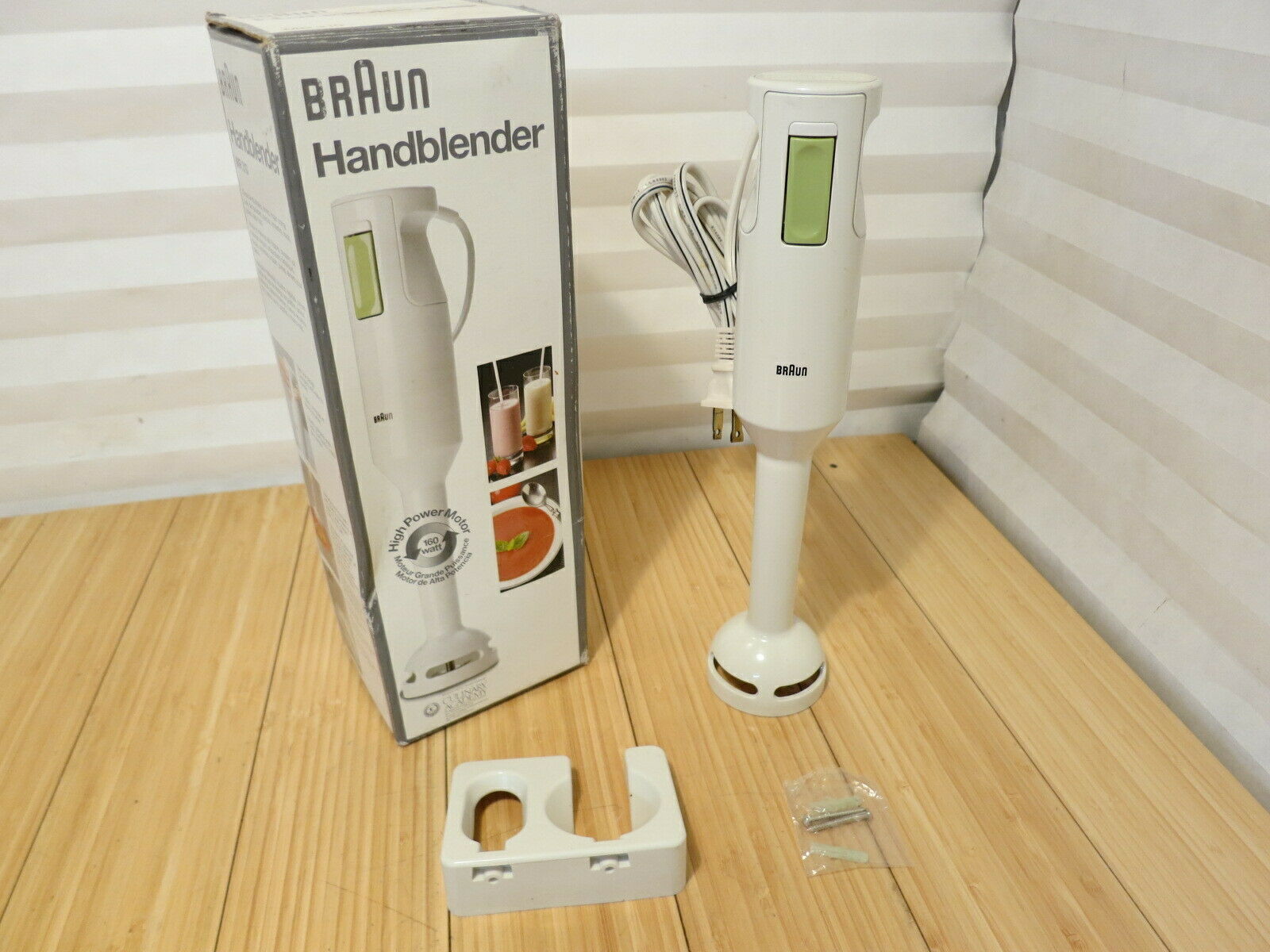 Braun HAND BLENDER MR 30 Braun Hand Immersion Blender Cup & wall mount &  manual
