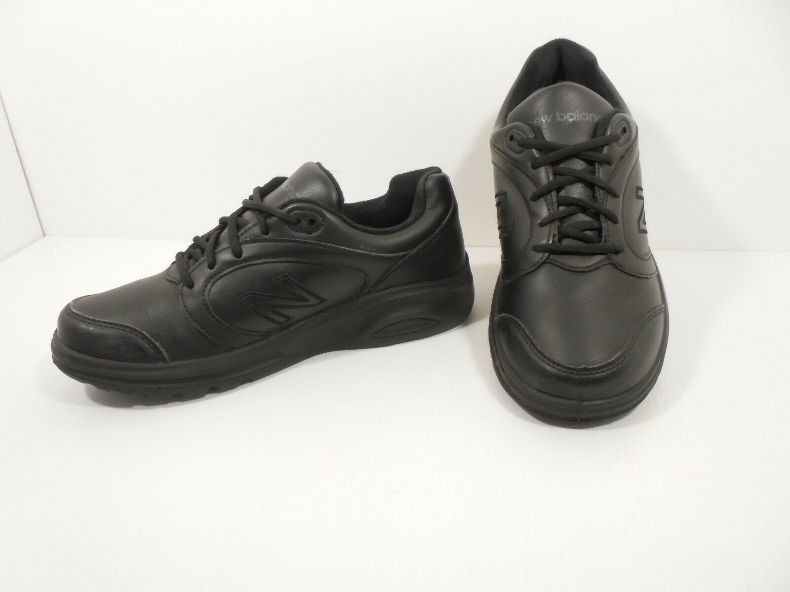 NEW BALANCE Womens 674 Athletic Walking Shoes Black Size 8.5 Wide ...