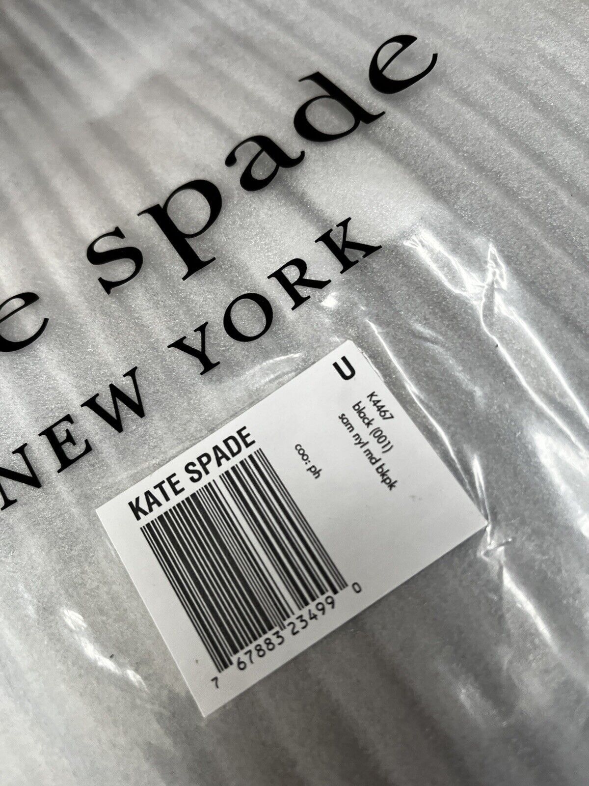 Kate Spade the little better sam nylon small shoulder bag ~NWT~ Black