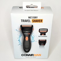 Conair Man Wet/Dry Travel Shaver Powerful Cordless SHV22R Brand New - $16.10