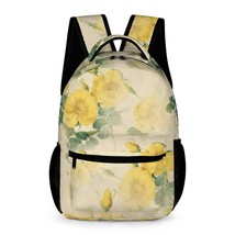Mondxflaur Retro Yellow Backpacks for School Kids Teen Lightweight 16.2inch - $34.99