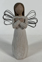 Willow Tree Figurine Sign For Love 2003 Demdaco- Angel Figurine By Susan Lordi - $8.90