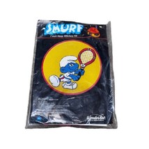 Vintage WonderArt Smurf Playing Tennis 7 Inch Hoop Embroidery Kit NEW SE... - $18.69