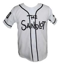 Rodriguez #30 The Sandlot Movie Button Down Baseball Jersey New White Any Size image 4