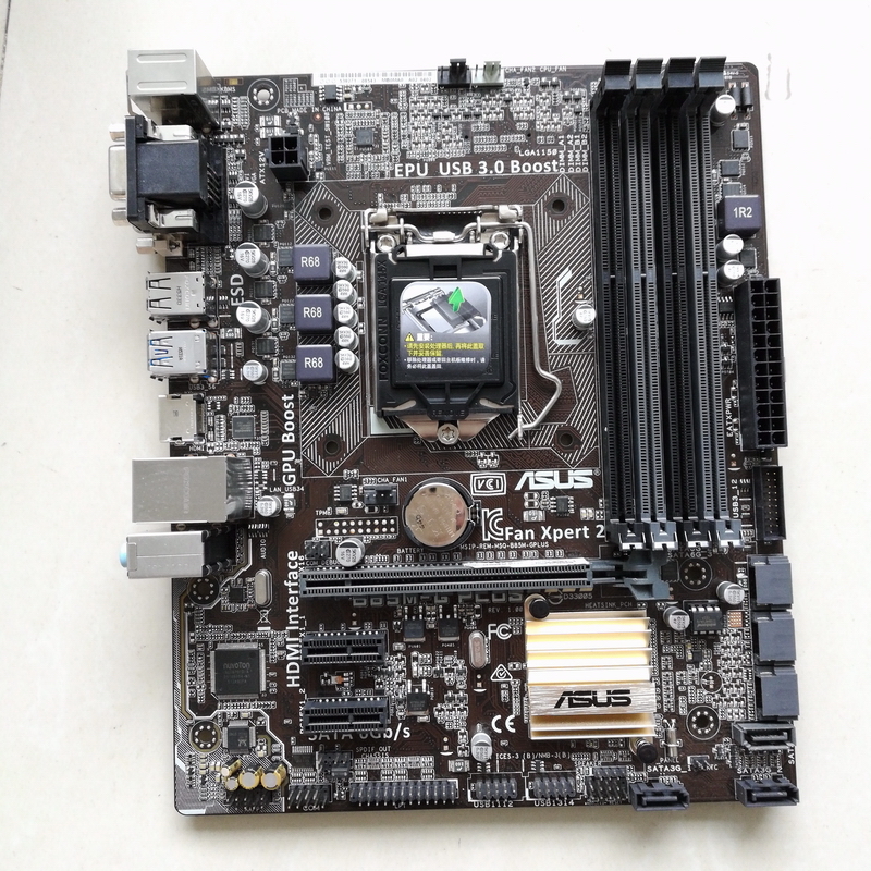 Asus B85M-G PLUS Motherboard M-ATX B85 Socket LGA 1150 i7 i5 i3 DDR3 ...