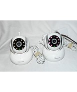 LOT OF TWO Motorola Baby Monitor Cameras Wireless 2x MBP38SBU W5C - $32.55