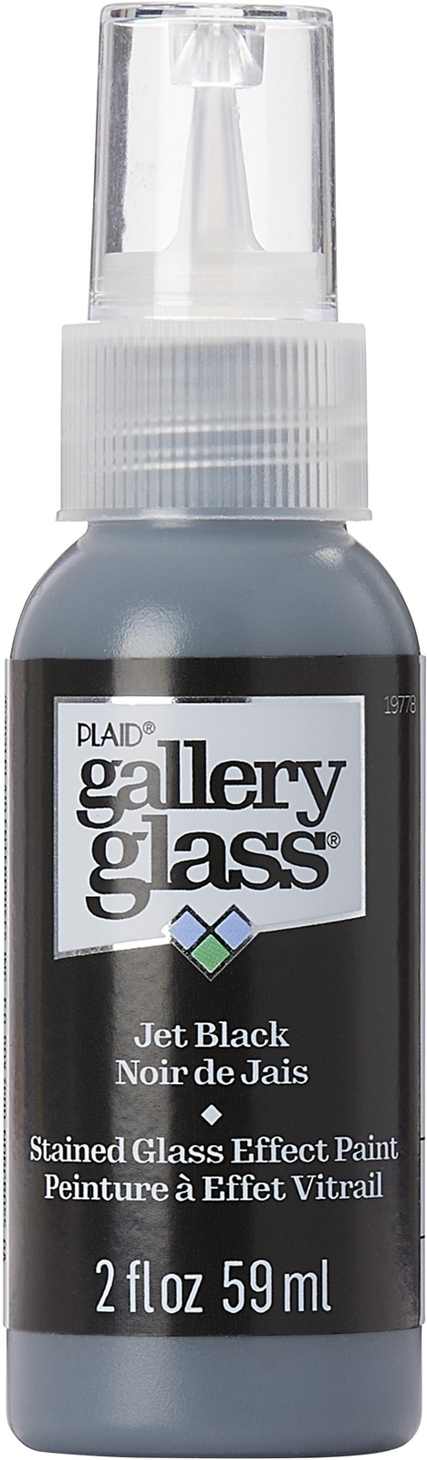 FolkArt Gallery Glass Paint 2oz Frost Clear