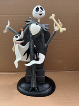 Disney Parks Jack and Zero Nightmare Before Christmas Large Figurine Statue image 1
