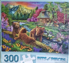 New Sealed Nap Time Is Over 1000 Piece Bits And Pieces Jigsaw Puzzle Com... - $18.69