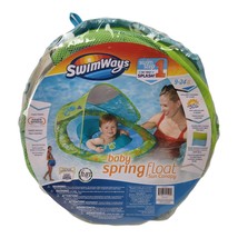 SwimWays Baby Spring Float Son Canopy Green Octopus Print - $19.34