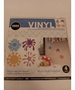 Hip In A Hurry Vinyl 10.75&quot; x 11&quot; Splatters Design Removable Wall Art - $19.99