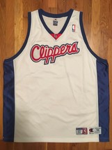 Authentic Champion Los Angeles Clippers Lamar Odom Home White Jersey 56 3xl