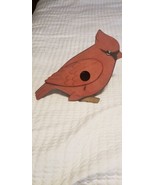 Wooden Cardinal Bird Feeder, Outdoor Decor, Wooden, Red 14 x 10&quot; - $29.69