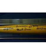 POLO GROUNDS BAT WITH 11 AUTOGRAPHS - MAYS, IRVIN, DUROCHER, TERRY, WILH... - $543.51