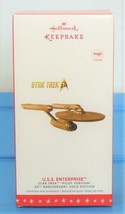 Star Trek "U S S Enterprise" Pilot Version Gold Ship 2016 Hallmark Ornament 50th - $74.90