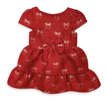 Disney Store Minnie Mouse Red/Gold Holiday Dress for Baby Girl Sz 3-6M NEW - $34.64