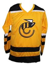 Any Name Number Cincinnati Stingers Retro Hockey Jersey New Yellow Any Size image 4