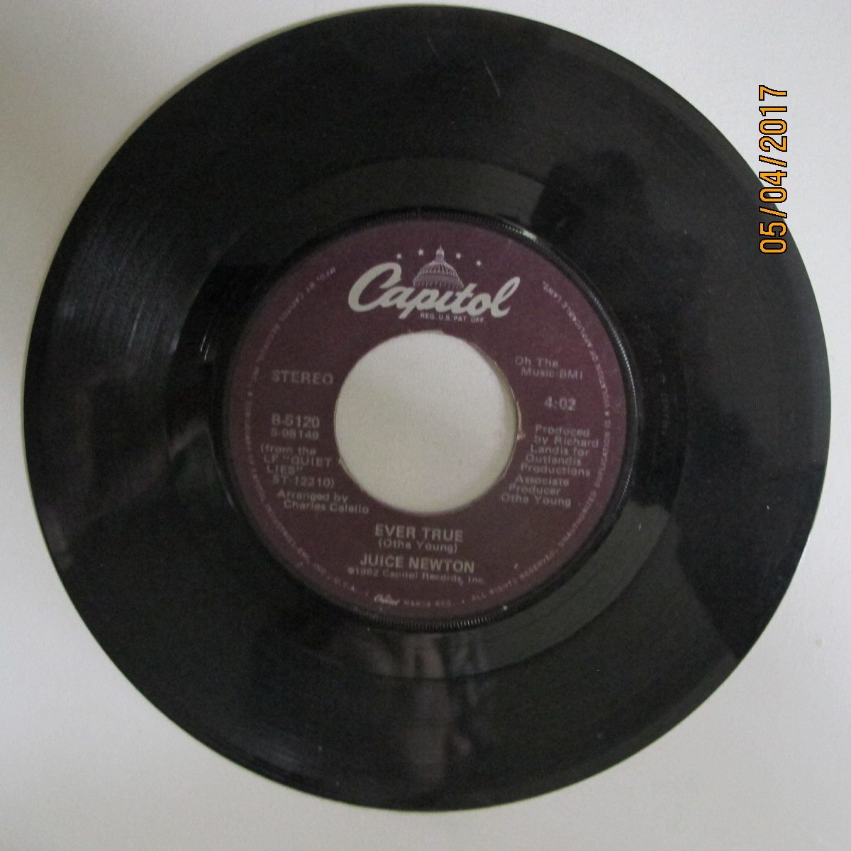 Juice Newton Ever True / Love's Been A LIttle Bit Hard On Me [Vinyl