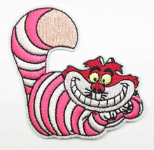 ALICE IN WONDERLAND - CHESHIRE CAT - EMBROIDERED IRON-ON PATCH - $5.75
