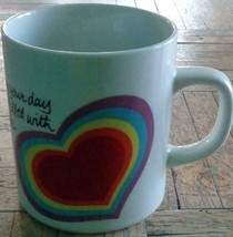 Collectible 1983 Avon Ceramic Coffee Mug - The Love Mug - VGC - SUPER CU... - $14.84