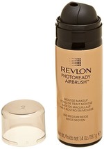 REVLON Photoready Airbrush Mousse Makeup, Medium Beige, 1.4 Ounce by Revlon - $14.99
