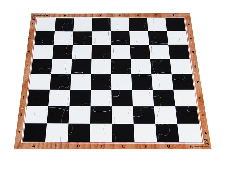 Chess and games shop Muba Tournament 4 Mosaic Board Game - Wooden Handmade  Chess Set - 3,5 inch King - Brown
