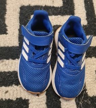Adidas Blue Trainers For Baby Size 6k/23eur Express Shipping - $0.89