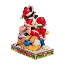 Disney Mickey Mouse & Friends Figurine Jim Shore Christmas 6" High Stone Resin image 2