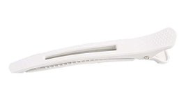 Set of 5 Professional Hair Styling Haircut Clips Best for Salon, White