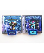 Metroid Fusion & Zero Mission w/ Custom Case Bundle (Gameboy Advance - GBA) - $44.99