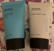 Ahava Dead Sea Water Mineral Body Lotion & Hand Cream Package Travel Size - $12.95