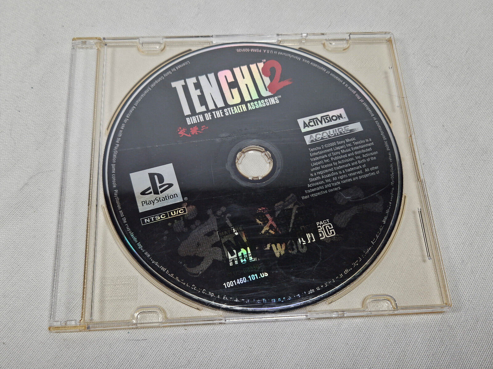 PS1 TENCHU Stealth Assassins & TENCHU 2 Birth of Disc Only Video Game ...