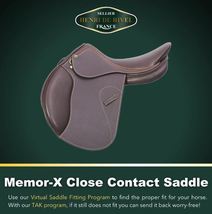 Henri de Rivel Memor-X Close Contact Saddle 18.5" seat Wide tree NEW image 6