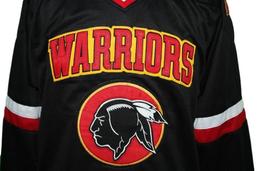 Any Name Number Eden Hall Warriors Retro Hockey Jersey Black Banks Any Size image 4