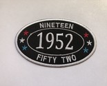 (1) 1952 SEW/IRON ON PATCH EMBROIDERED CHEVROLET FORD DODGE BIRTHDAY GRA... - £6.24 GBP