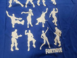 Fortnite Game Boys XL Shirt Royal Blue Dance Moves New w/ tag FREE Shipping - $10.93