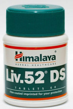 2 PK Himalaya Liv 52 DS 60 PIlls Liver Repair US Shipped Diuretic Liv. 52  - $17.37