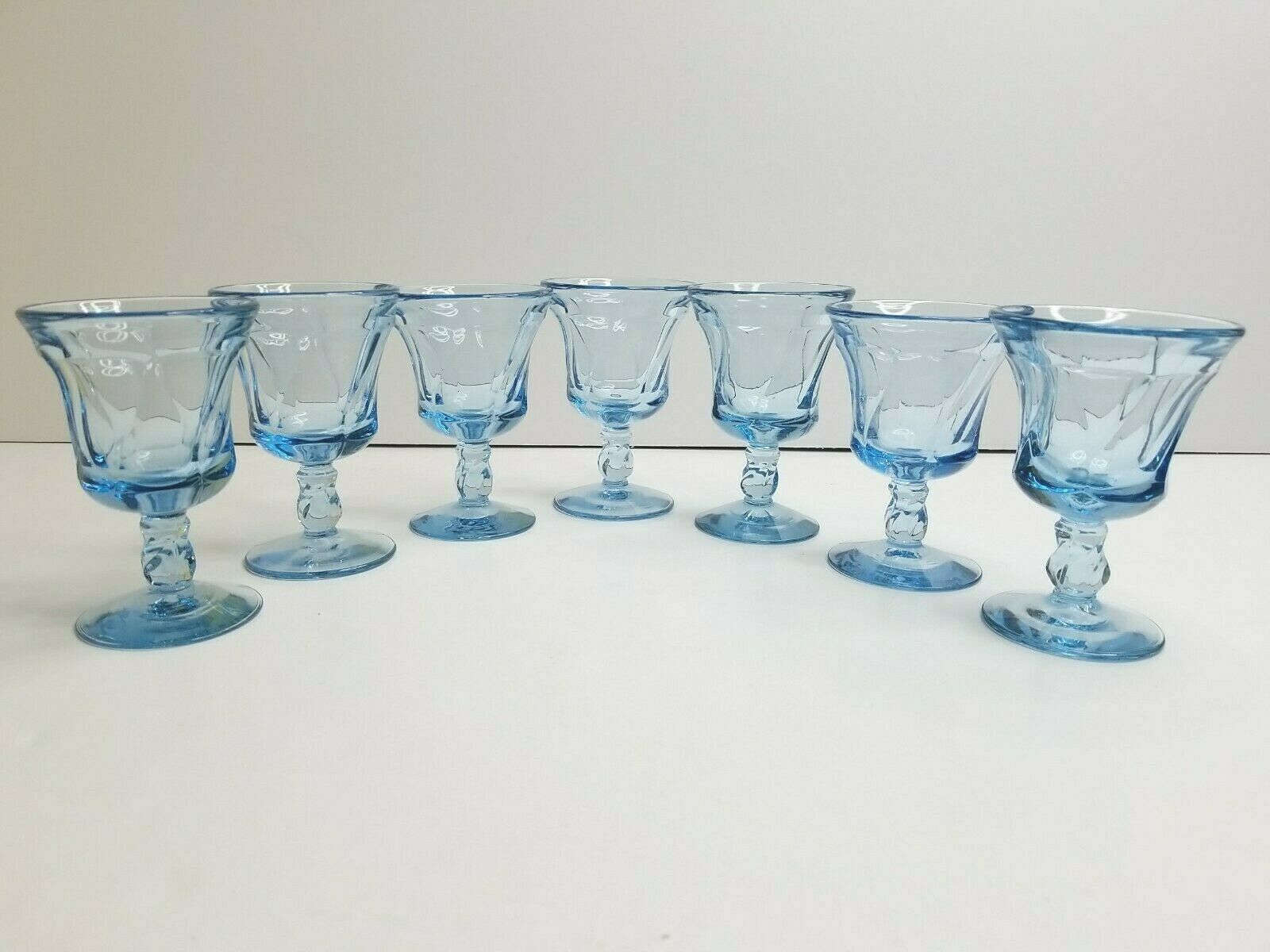 1960s Lenox Fostoria Ambassador Wine/Water Glasses- Set of 12