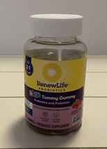 Renew Life Kids 2 in 1 Tummy Gummy Prebiotic and Probiotic Raspberry 30 Gummies - $12.65