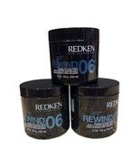 Lot of 3 Redken Rewind 06 Pliable Styling Paste 5 oz for Texturizer - $99.99