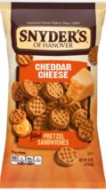 Snyder&#39;s of Hanover Filled Pretzel Sandwiches, Cheddar Cheese Flavored, ... - $32.62