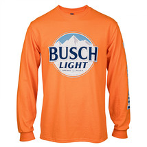 Busch Light Logo Hunter Orange Long Sleeve Shirt Orange - $41.98+