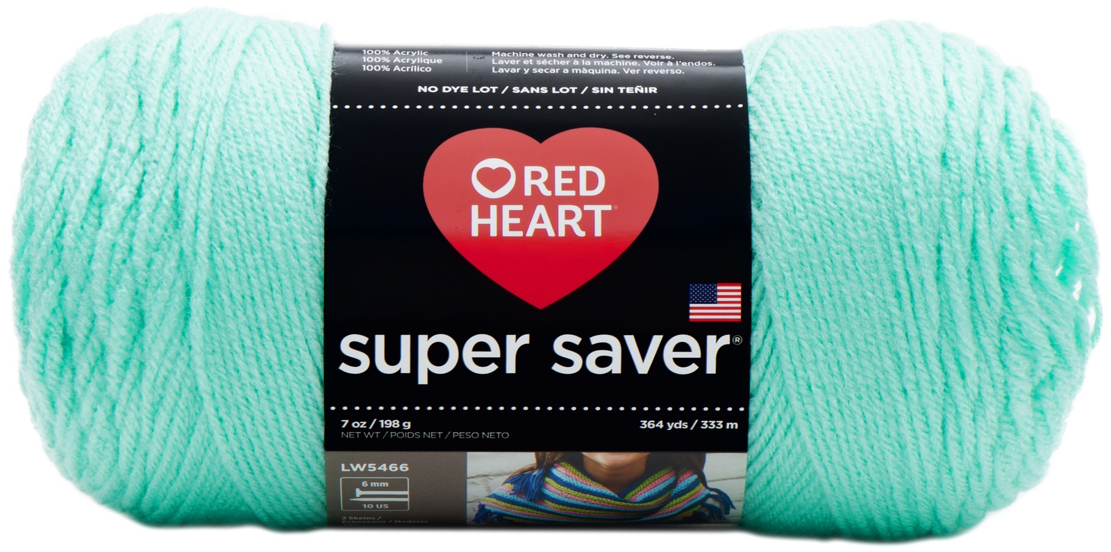 Red Heart Super Saver Dusty Gray Yarn - 3 Pack of 198g/7oz - Acrylic - 4  Medium (Worsted) 