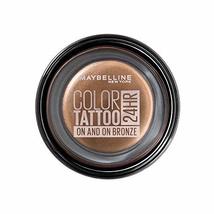 Maybelline Colour Tattoo 24 Hour Eye Shadow, On and On Bronze Number 35 - $19.75