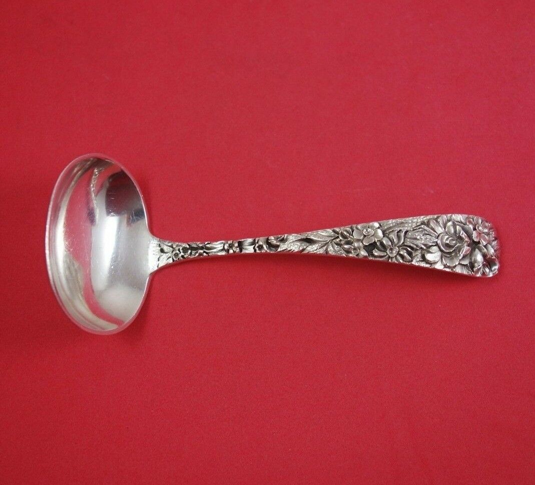 Princess by Stieff Sterling Silver Gravy Ladle 6" Serving Antique - $256.41