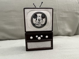 Disney Parks Mickey Mouse Club Vintage Television Salt and Pepper Shaker Set NEW